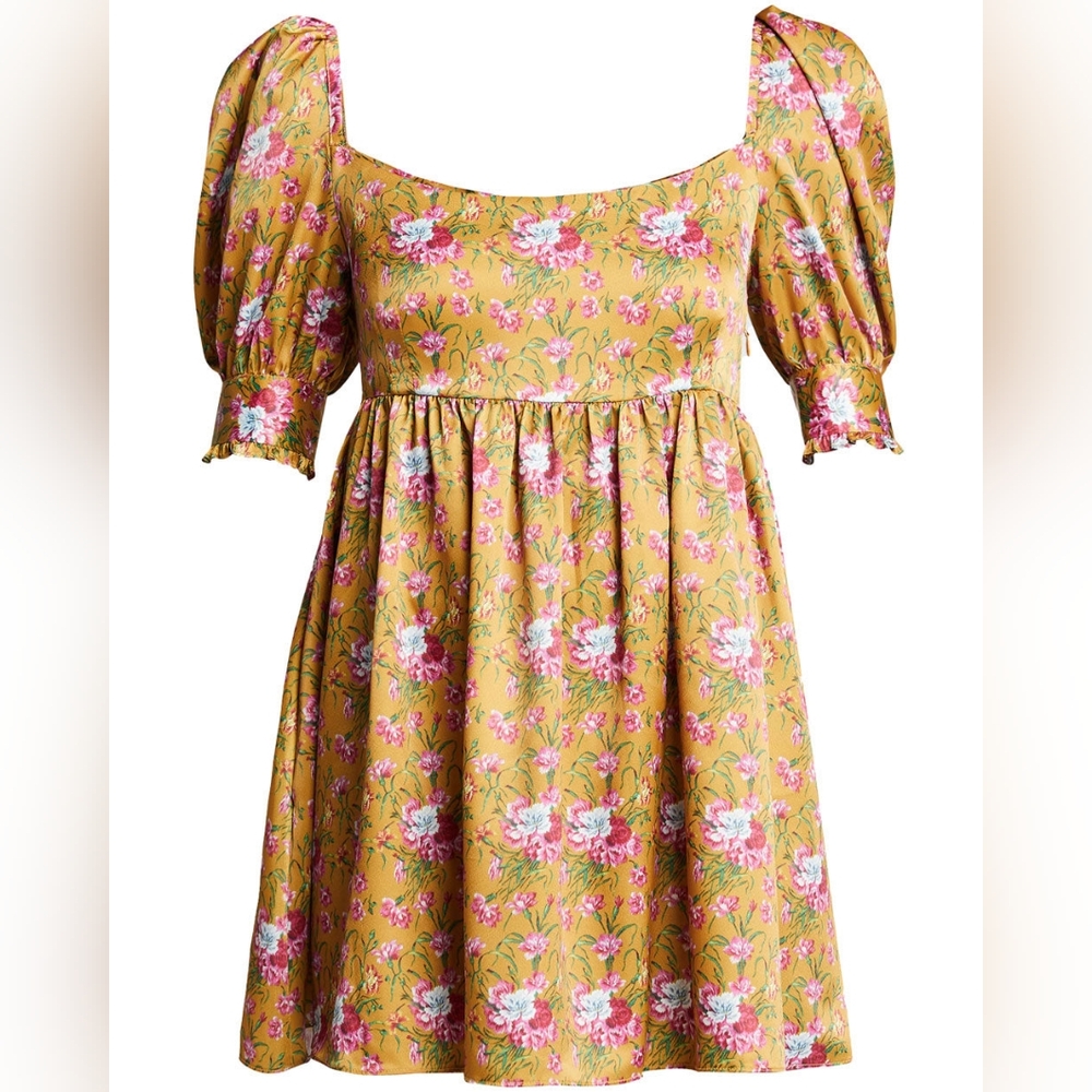 Loveshackfancy Ruby Goldmine Bennington Mini Dress Size 0 Babydoll Dress